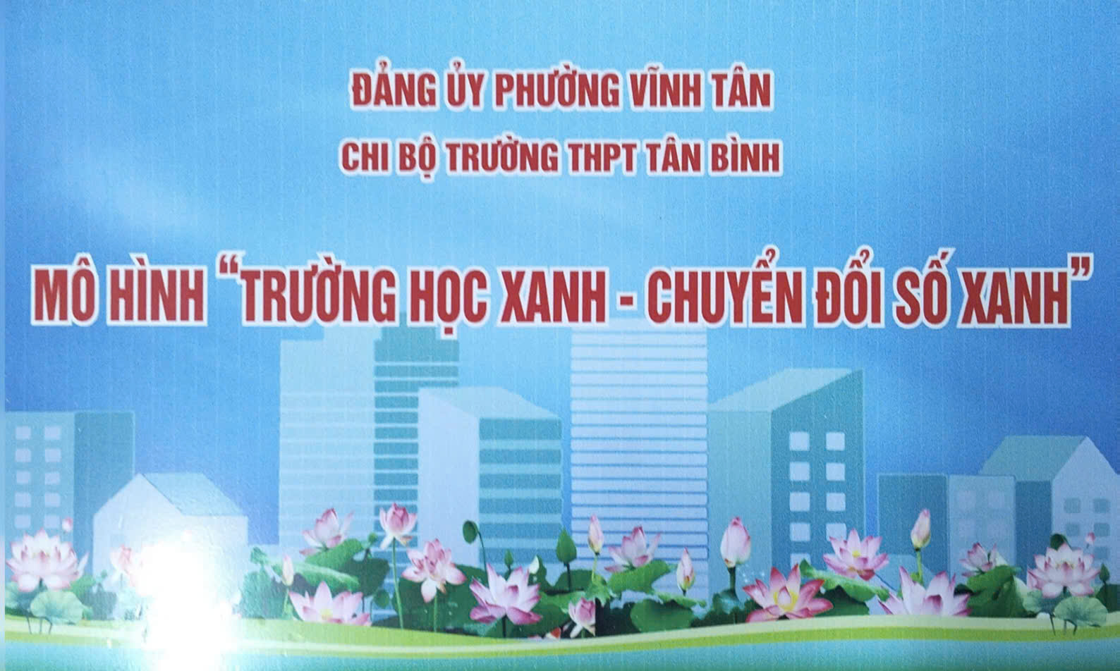 Mô hình TRƯỜNG HỌC XANH-CHUYỂN ĐỔI SỐ XANH